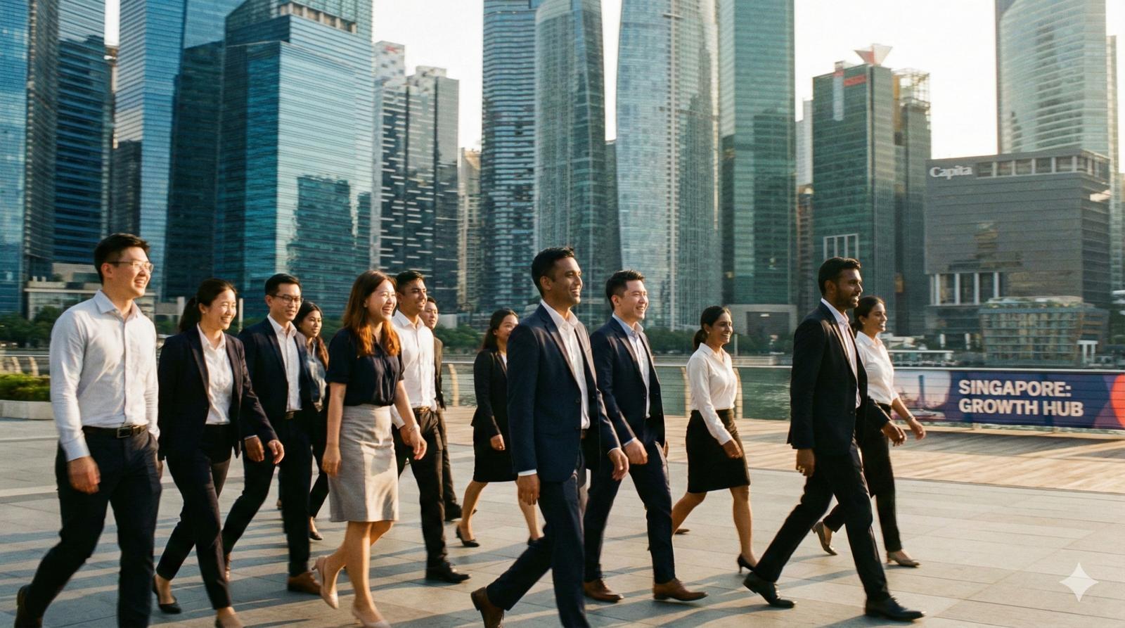 The JTE Recruit team in Singapore